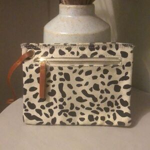 Anthropologie Leopard Clutch Bag